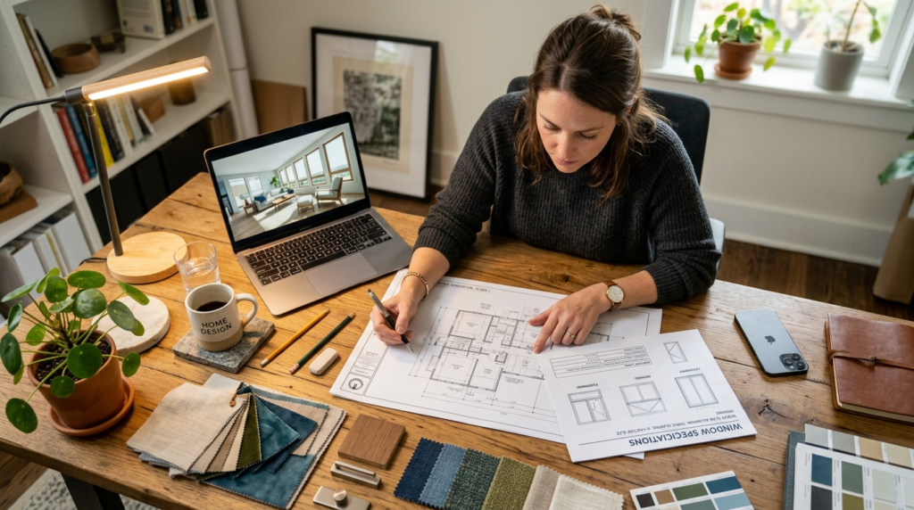 Photorealistic stock photo, 16:9 aspect ratio. Overhead view